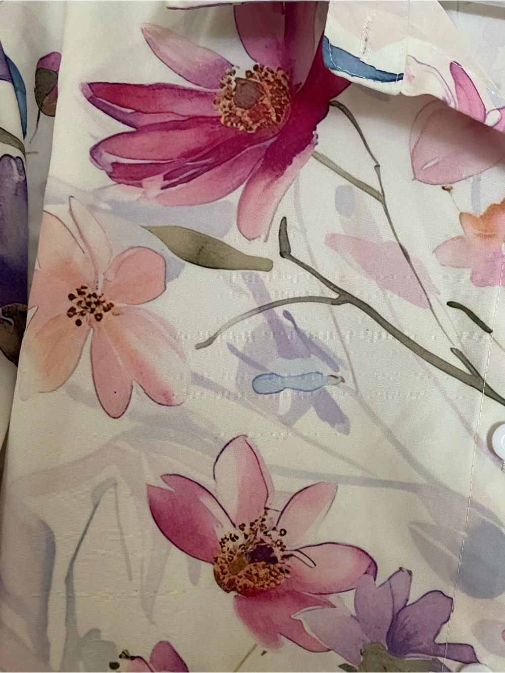 Floral Cottagecore Unique Button Up - Picture 7 of 8